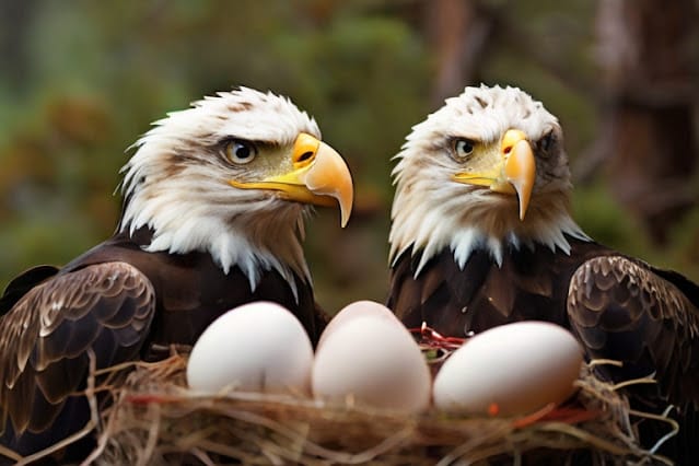 Witnessing the Wonders of Big Bear Bald Eagles' Eggs